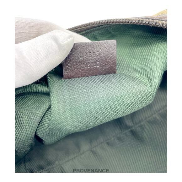 🔴 Gucci Zip Pouch - GG Canvas Brown - Picture 10 of 10